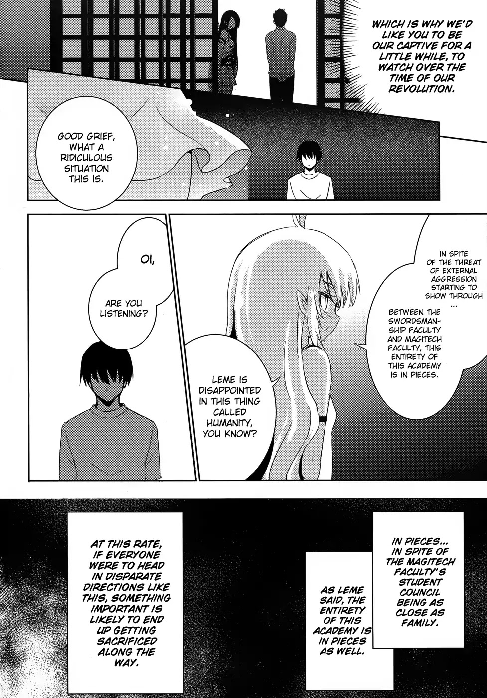 Magika no Kenshi to Shoukan Maou Chapter 26 page 32 - Chapter 26