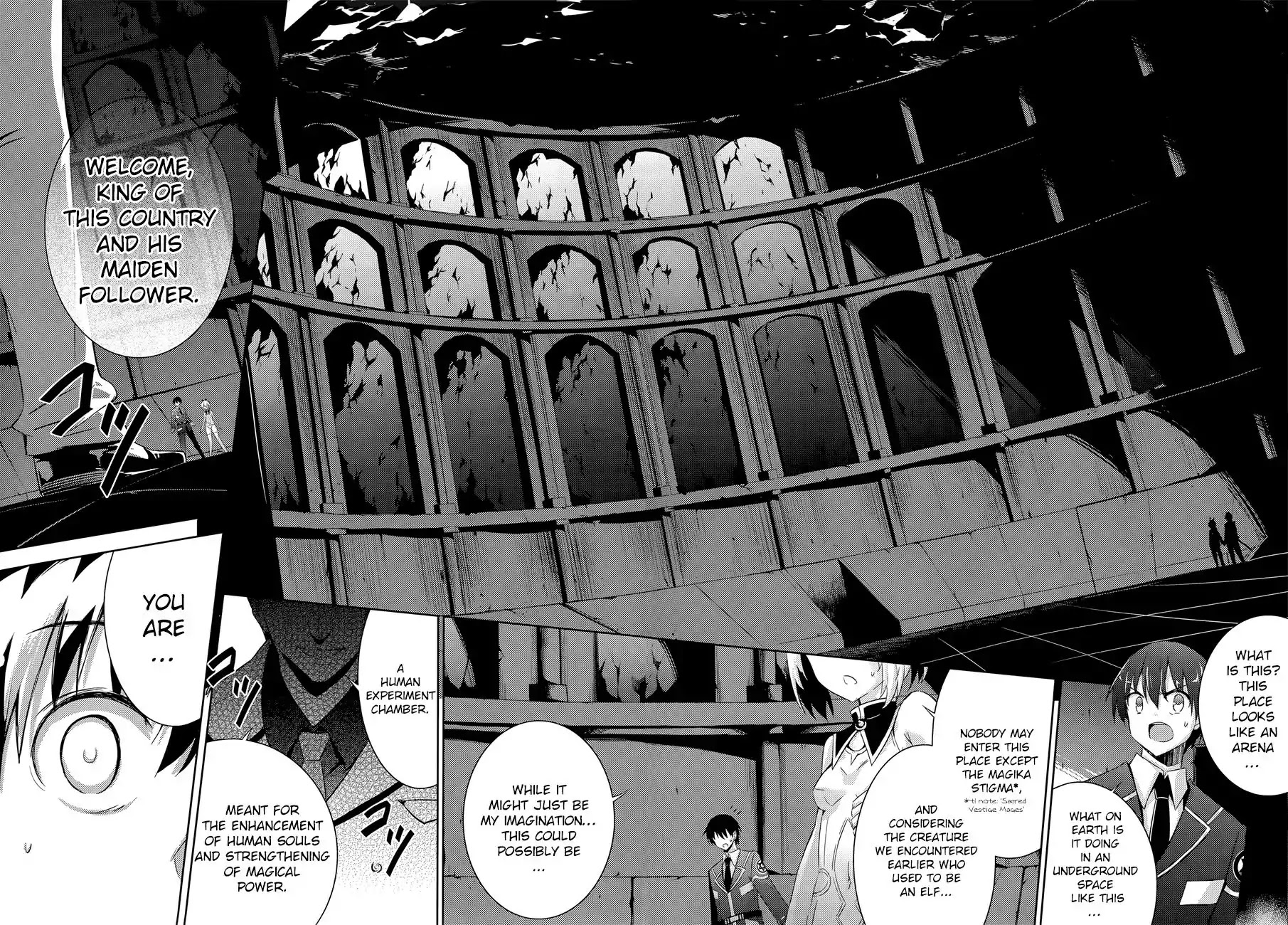 Magika no Kenshi to Shoukan Maou Chapter 32 page 21 - Chapter 32