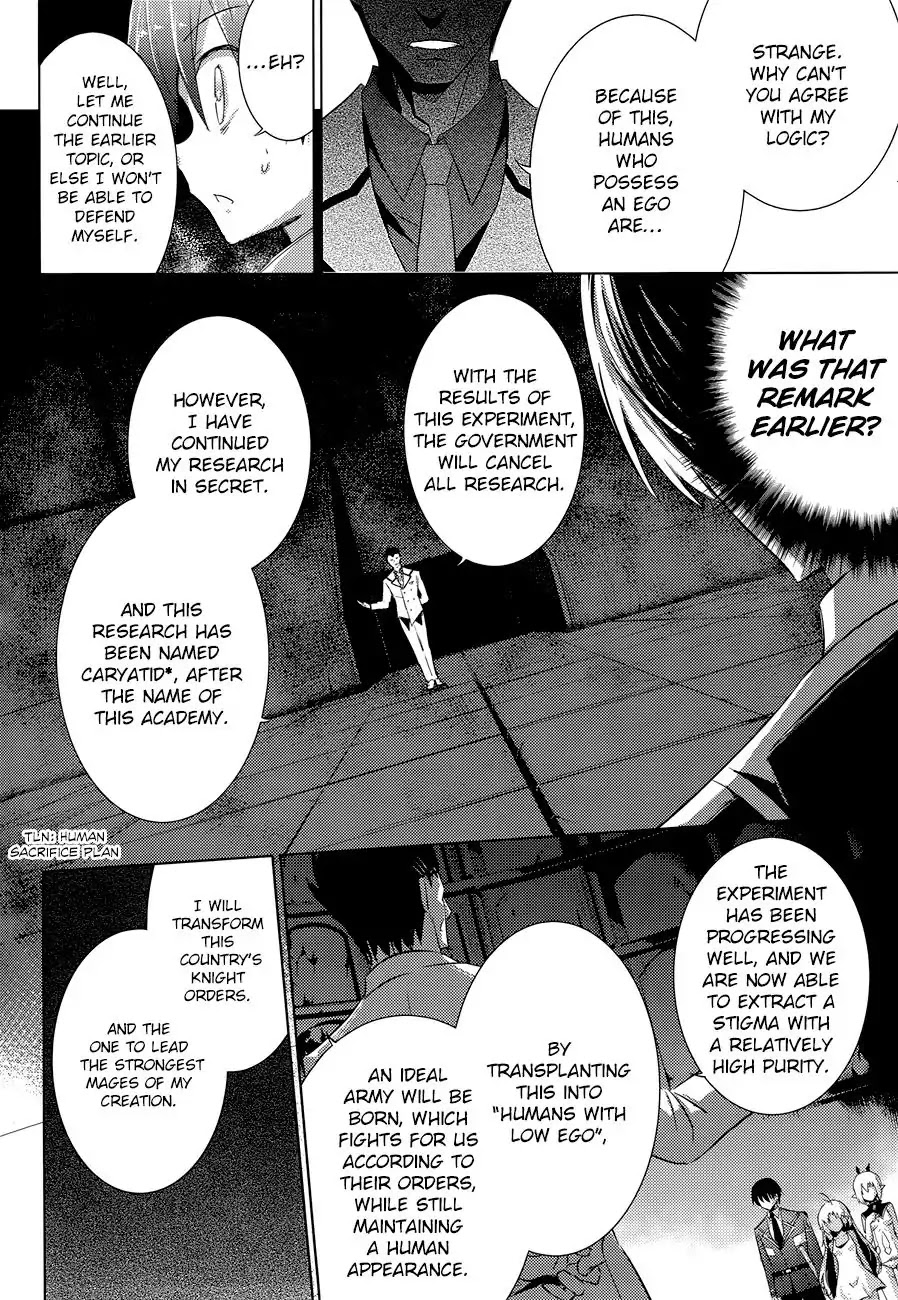 Magika no Kenshi to Shoukan Maou Chapter 32 page 28 - Chapter 32