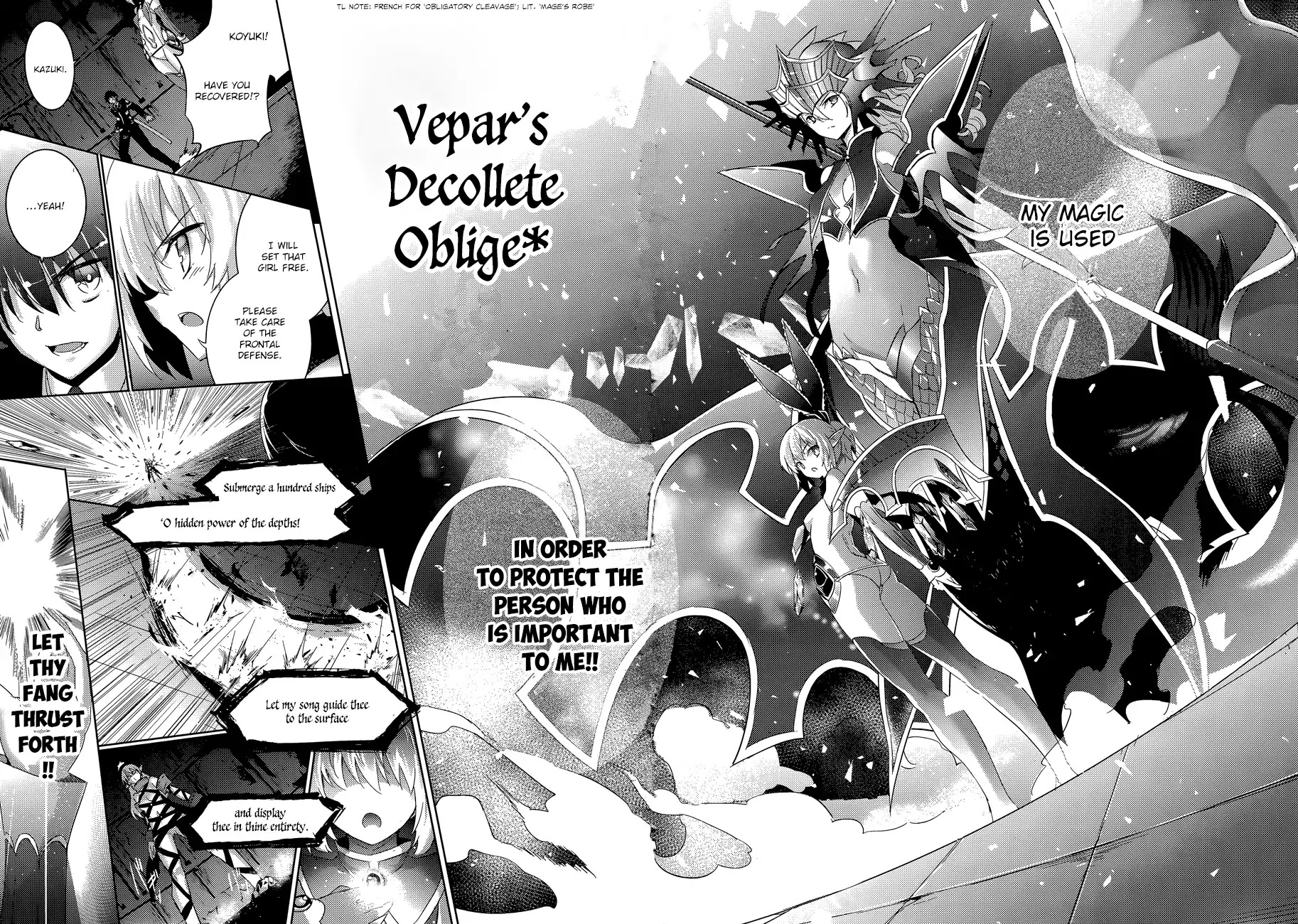 Magika no Kenshi to Shoukan Maou Chapter 34 page 13 - Chapter 34