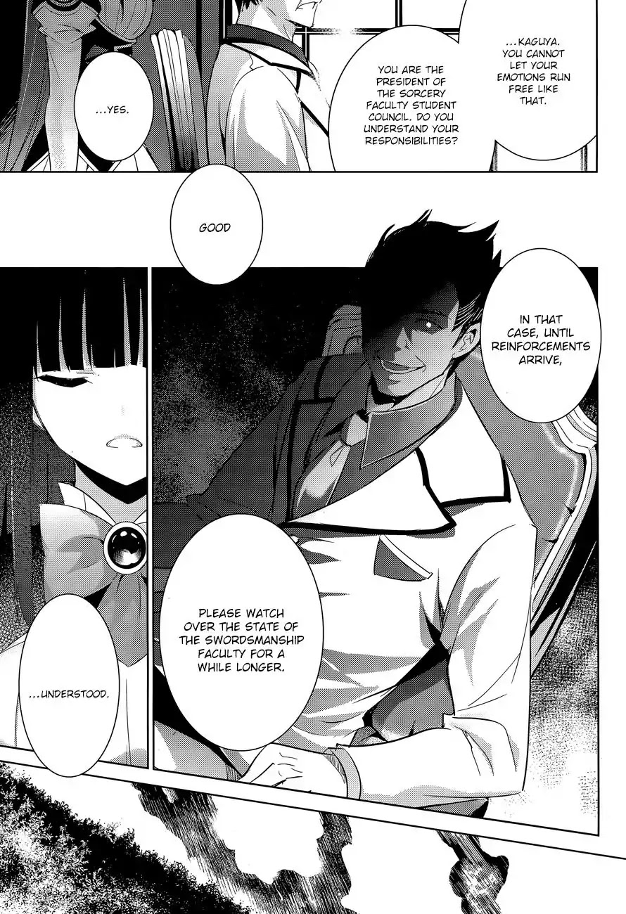 Magika no Kenshi to Shoukan Maou Chapter 35 page 15 - Chapter 35
