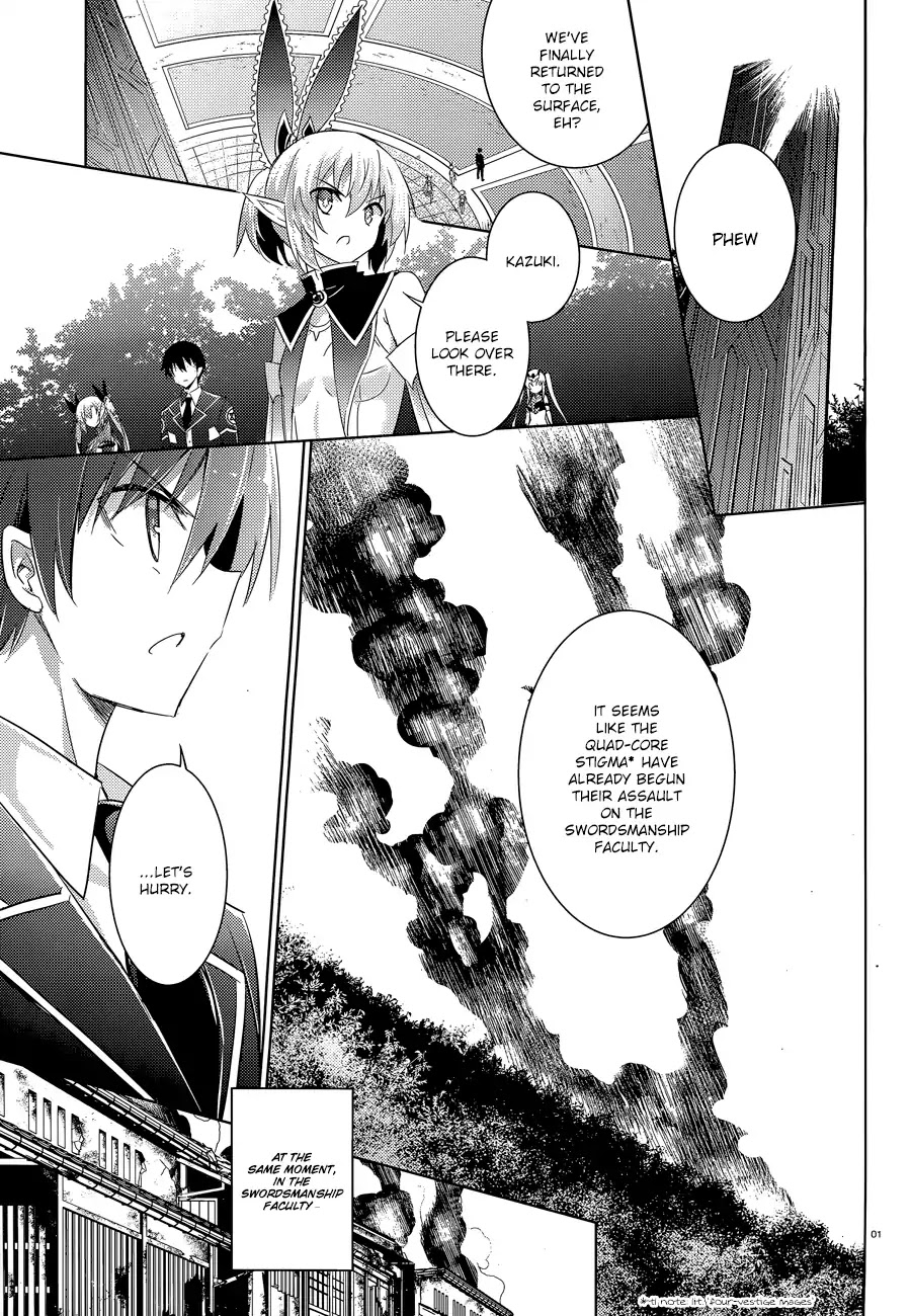 Magika no Kenshi to Shoukan Maou Chapter 35 page 4 - Chapter 35