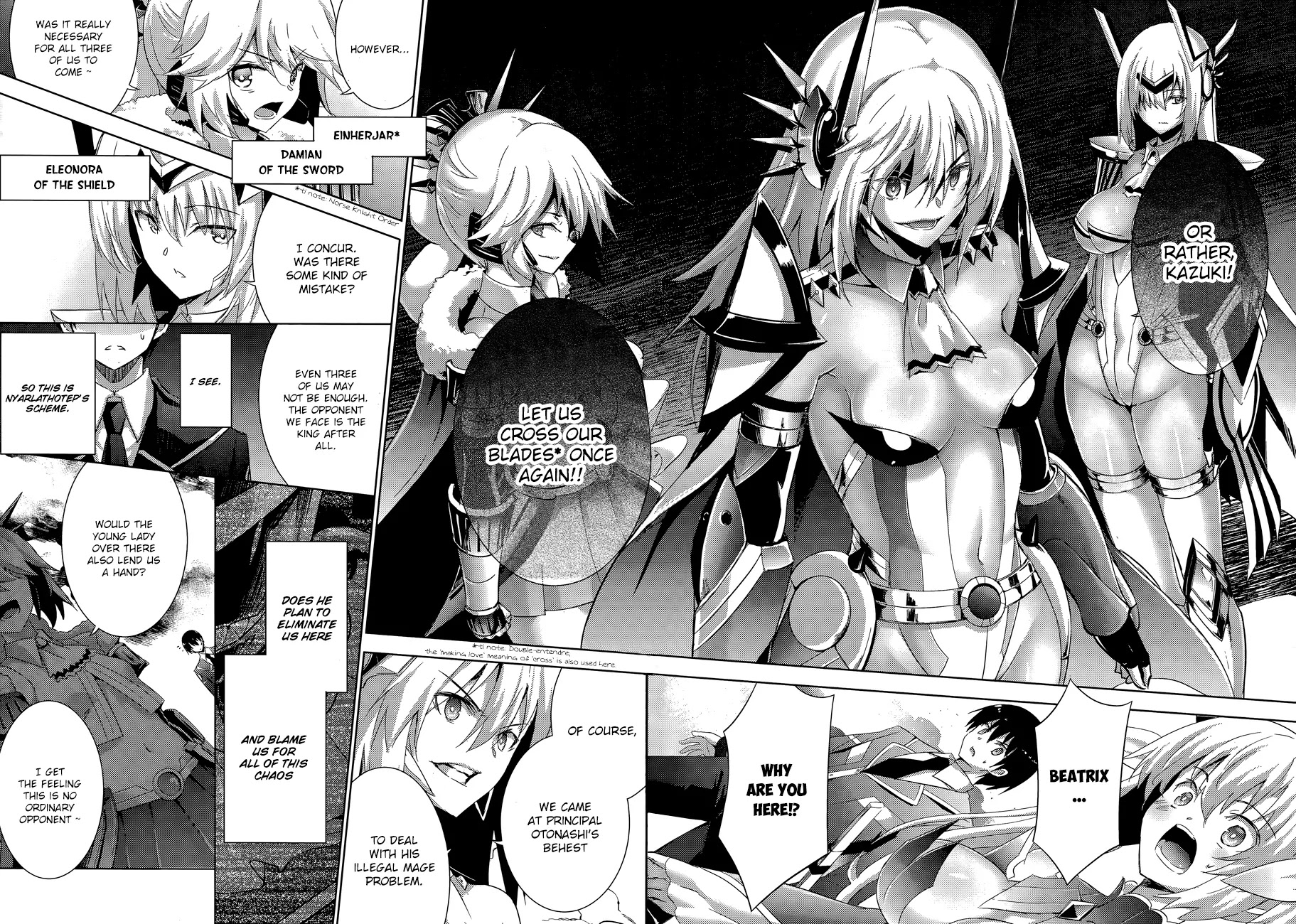 Magika no Kenshi to Shoukan Maou Chapter 36 page 2 - Chapter 36