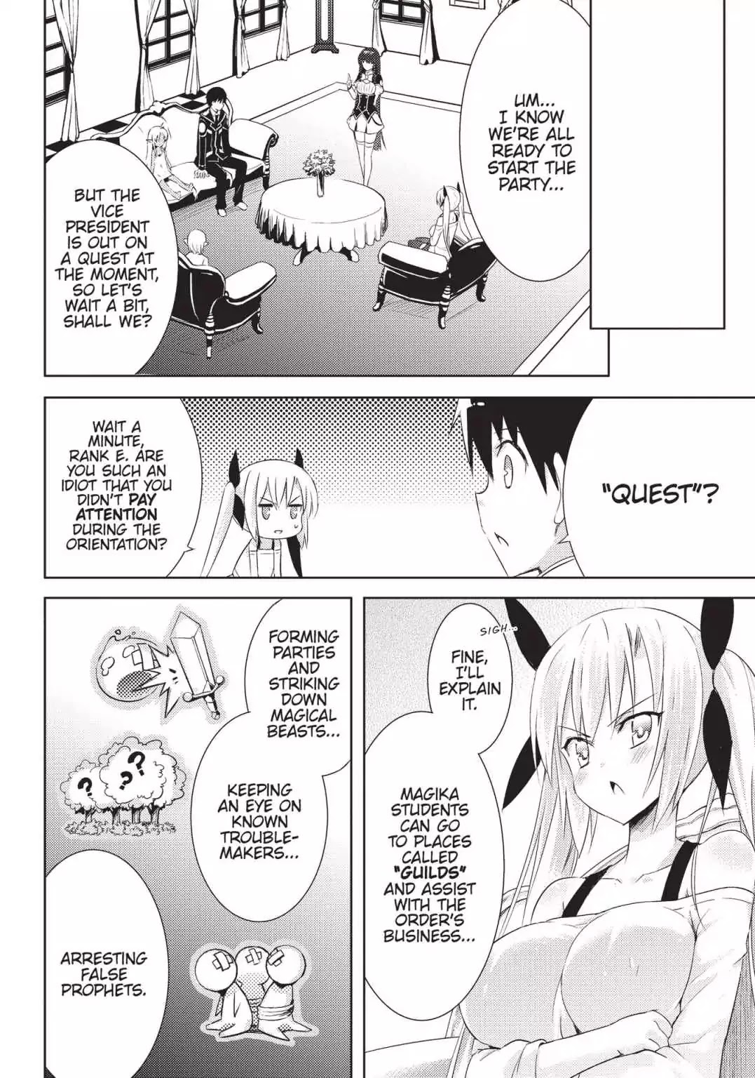 Magika no Kenshi to Shoukan Maou Chapter 4 page 12 - Chapter 4