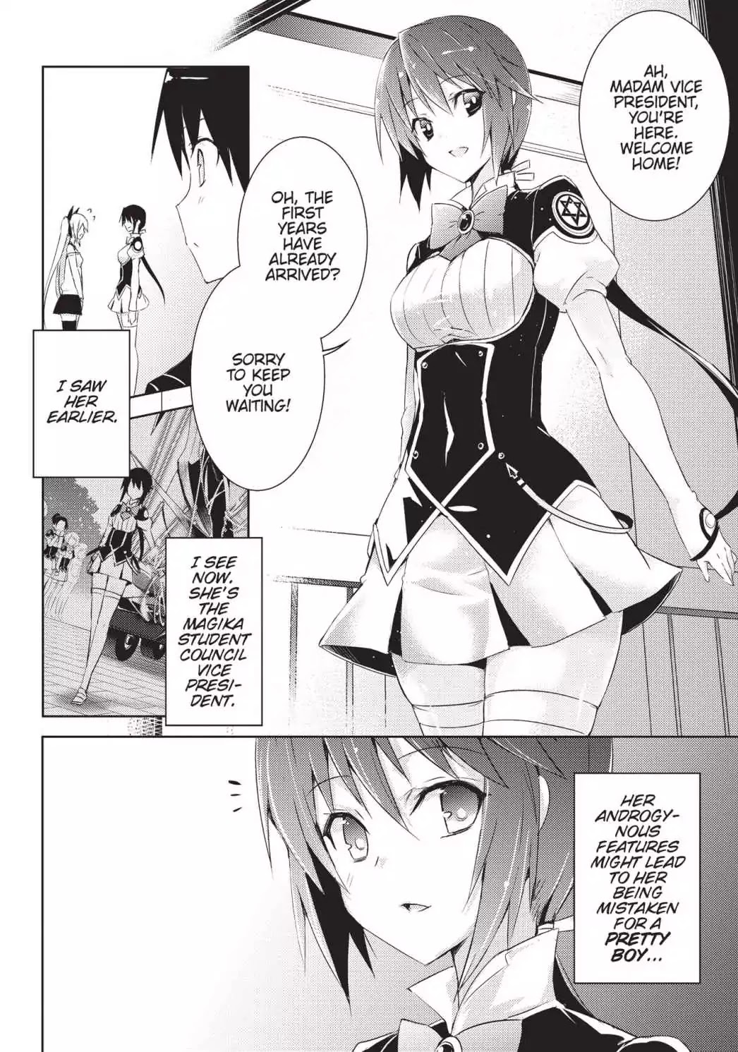Magika no Kenshi to Shoukan Maou Chapter 4 page 14 - Chapter 4