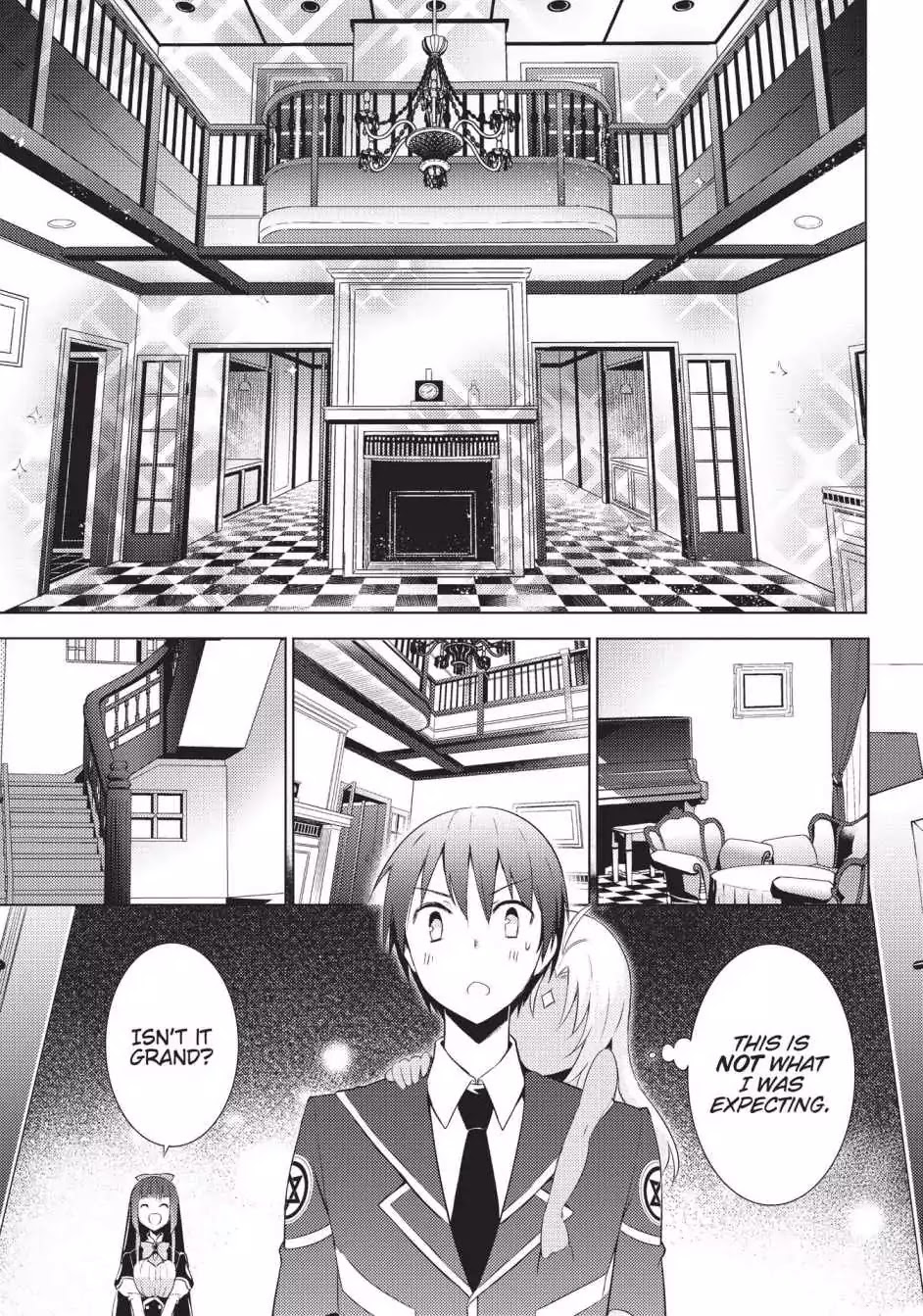 Magika no Kenshi to Shoukan Maou Chapter 4 page 3 - Chapter 4