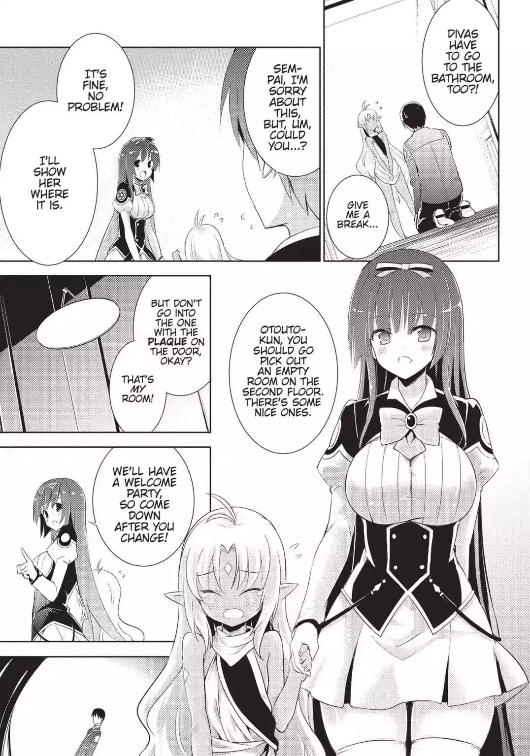 Magika no Kenshi to Shoukan Maou Chapter 4 page 5 - Chapter 4
