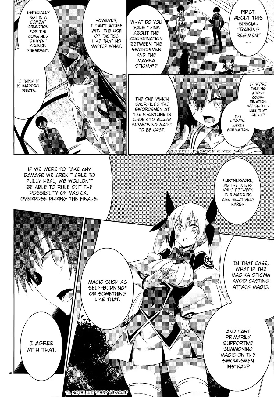Magika no Kenshi to Shoukan Maou Chapter 43 page 5 - Chapter 43
