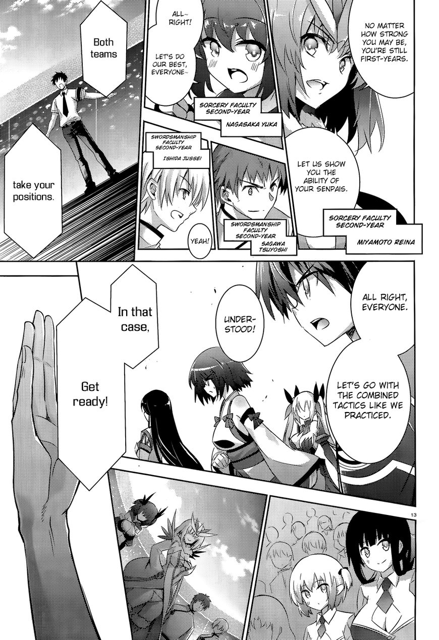 Magika no Kenshi to Shoukan Maou Chapter 45 page 16 - Chapter 45