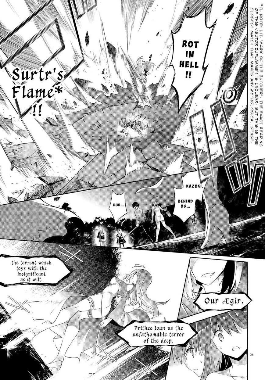 Magika no Kenshi to Shoukan Maou Chapter 52 page 10 - Chapter 52