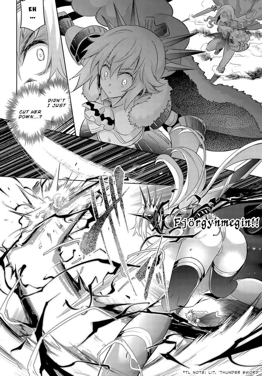Magika no Kenshi to Shoukan Maou Chapter 52 page 13 - Chapter 52