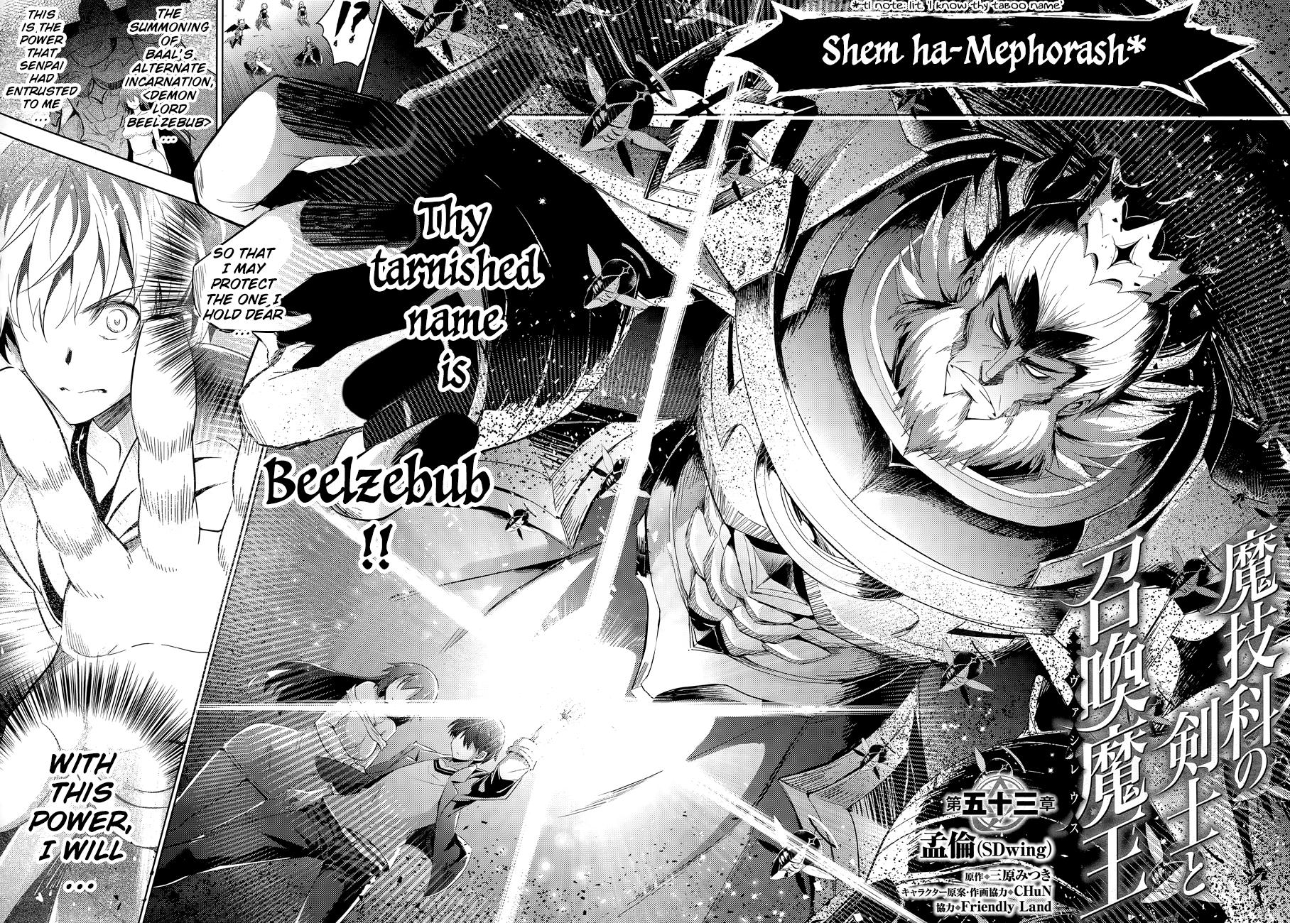 Magika no Kenshi to Shoukan Maou Chapter 53 page 4 - Chapter 53