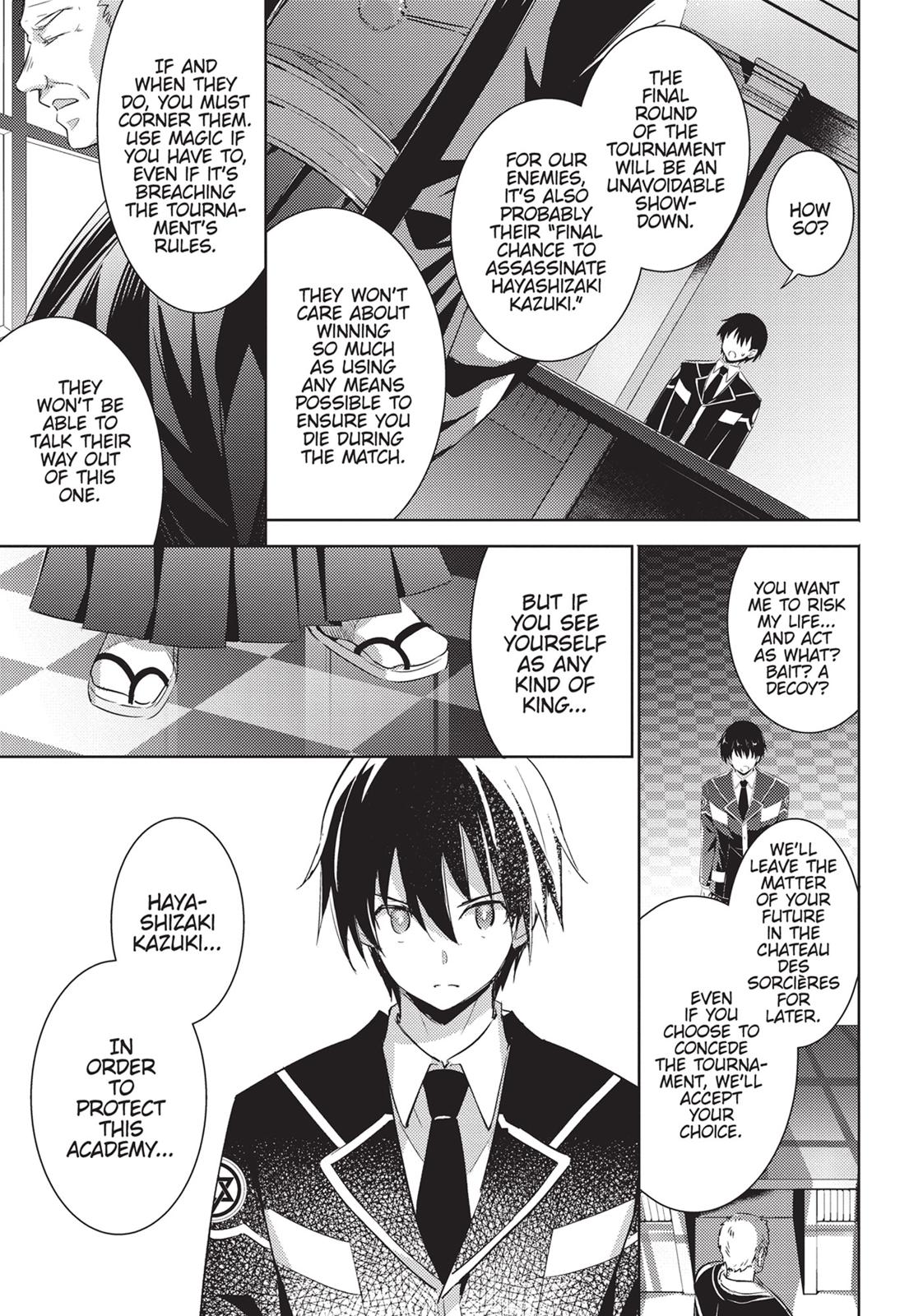 Magika no Kenshi to Shoukan Maou Chapter 54 page 5 - Chapter 54