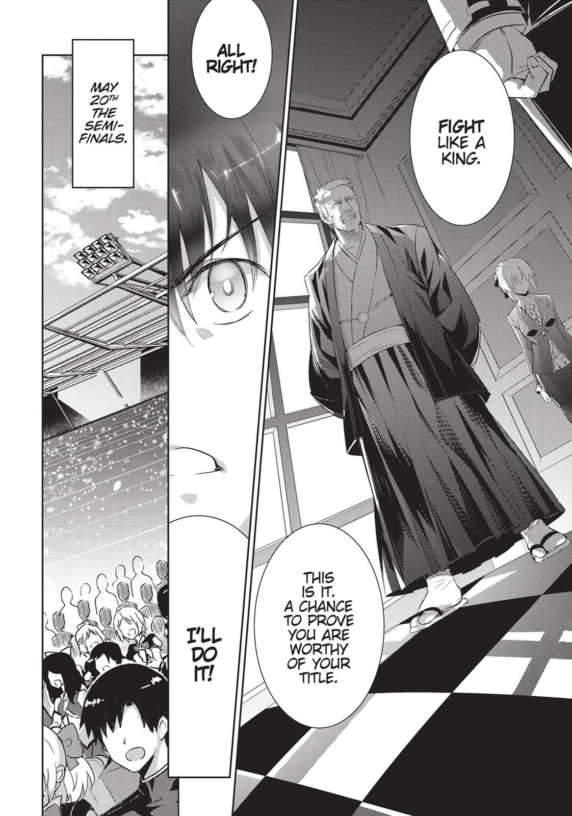 Magika no Kenshi to Shoukan Maou Chapter 54 page 6 - Chapter 54