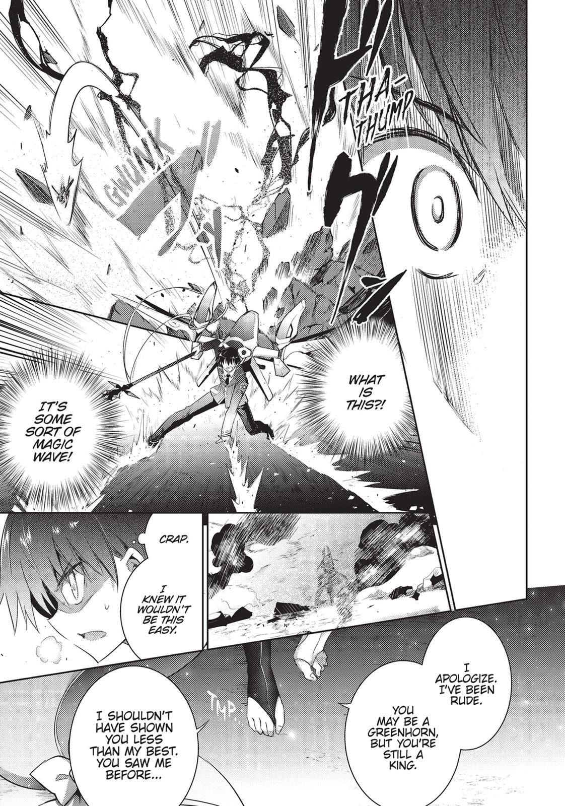 Magika no Kenshi to Shoukan Maou Chapter 57 page 27 - Chapter 57