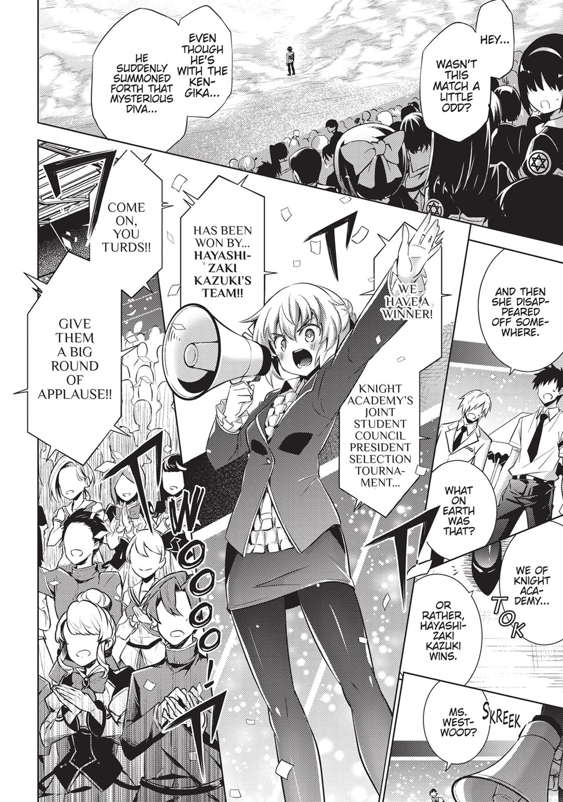 Magika no Kenshi to Shoukan Maou Chapter 59 page 15 - Chapter 59