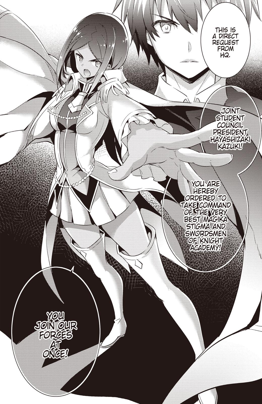 Magika no Kenshi to Shoukan Maou Chapter 65 page 16 - Chapter 65