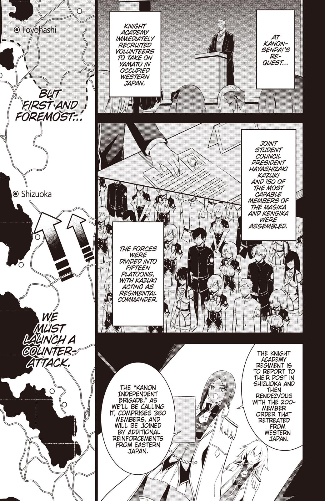Magika no Kenshi to Shoukan Maou Chapter 66 page 1 - Chapter 66