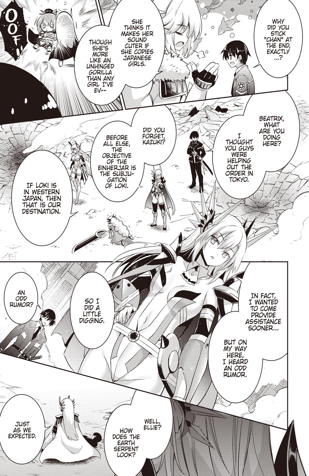 Magika no Kenshi to Shoukan Maou Chapter 66 page 11 - Chapter 66