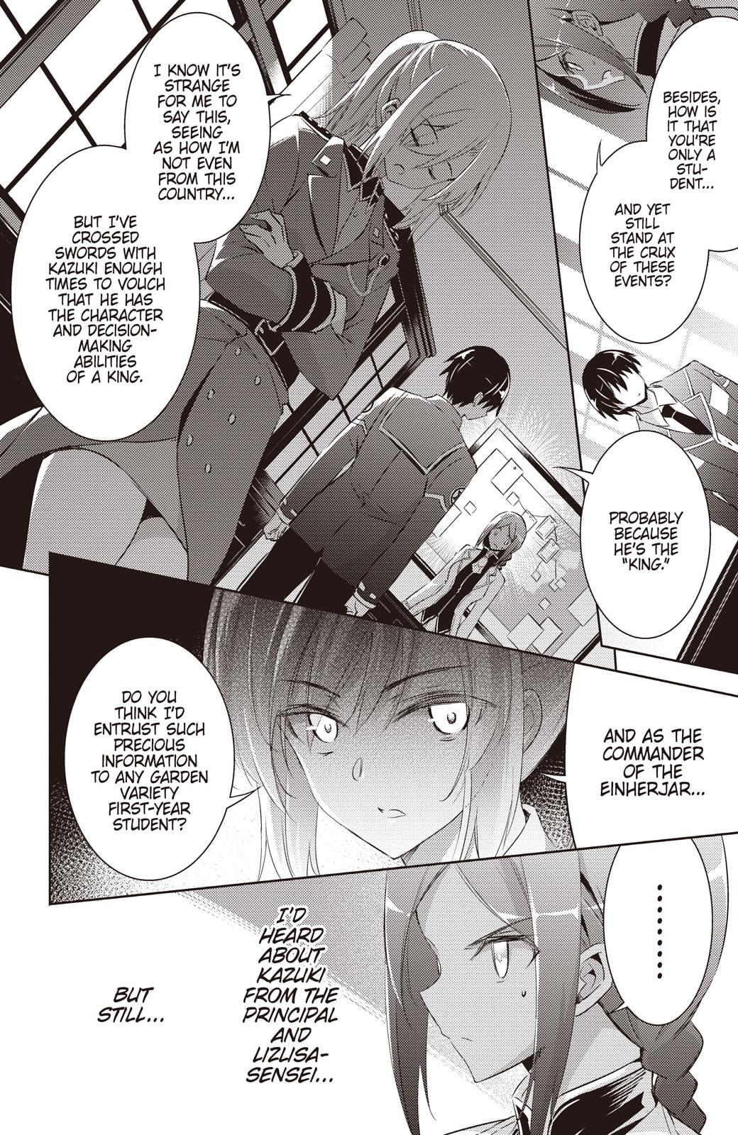 Magika no Kenshi to Shoukan Maou Chapter 66 page 18 - Chapter 66