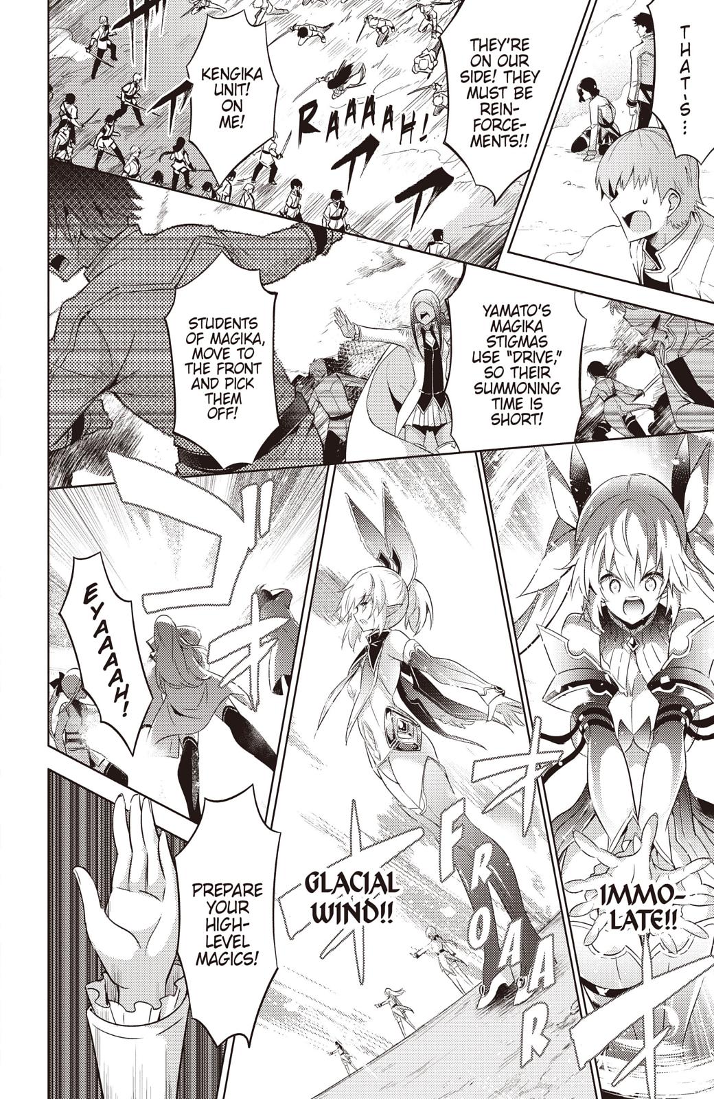 Magika no Kenshi to Shoukan Maou Chapter 66 page 4 - Chapter 66