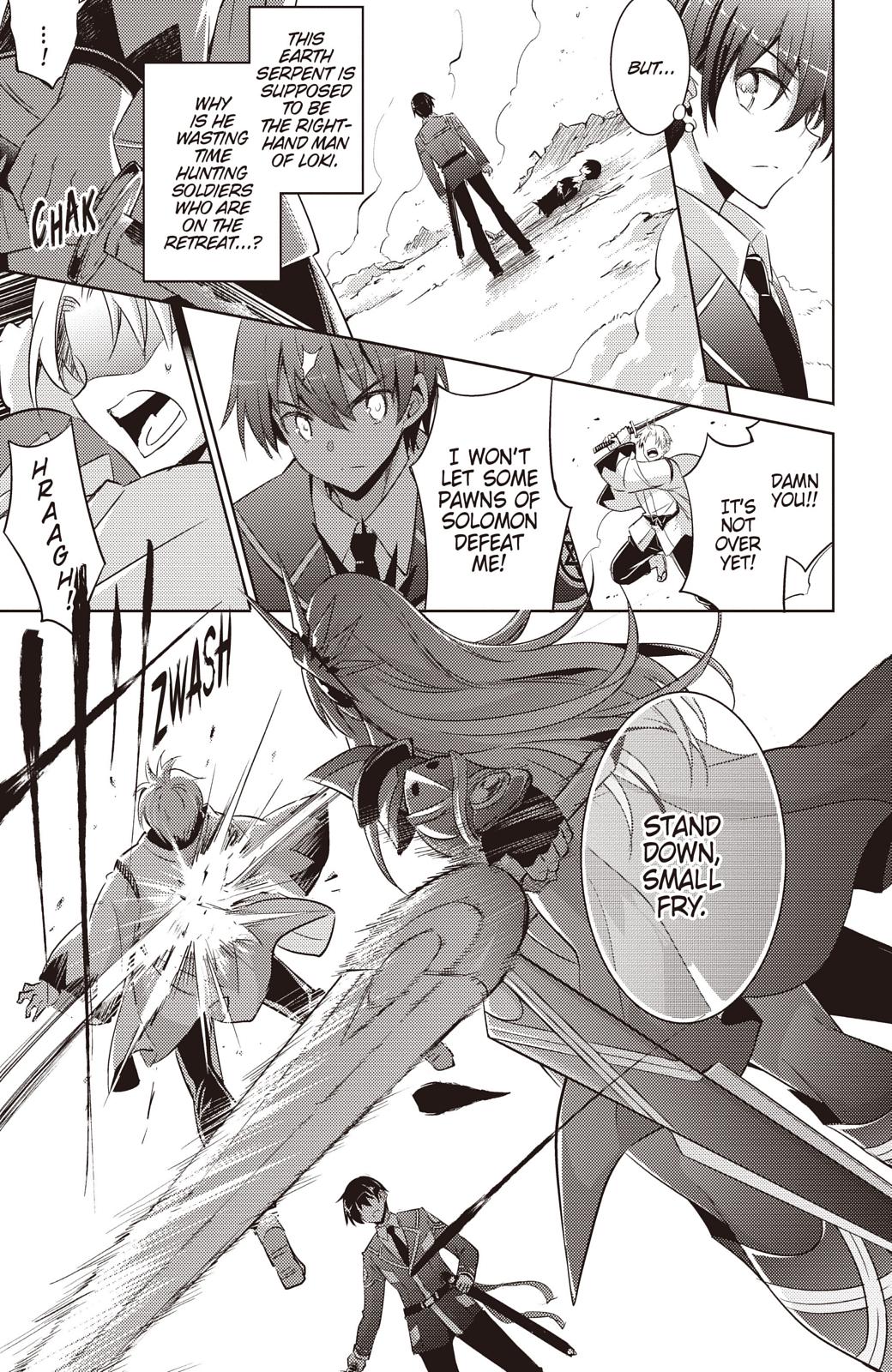 Magika no Kenshi to Shoukan Maou Chapter 66 page 9 - Chapter 66