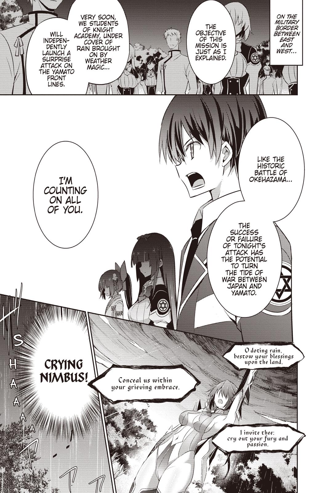 Magika no Kenshi to Shoukan Maou Chapter 67 page 1 - Chapter 67