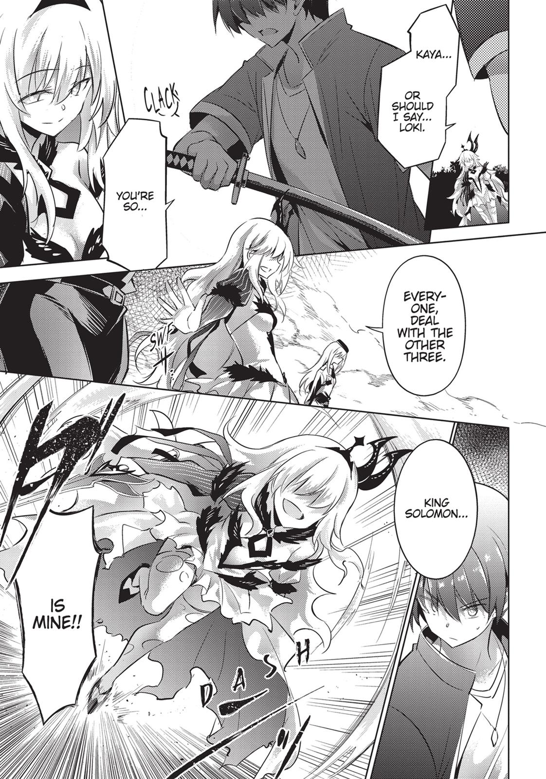 Magika no Kenshi to Shoukan Maou Chapter 74 page 23 - Chapter 74