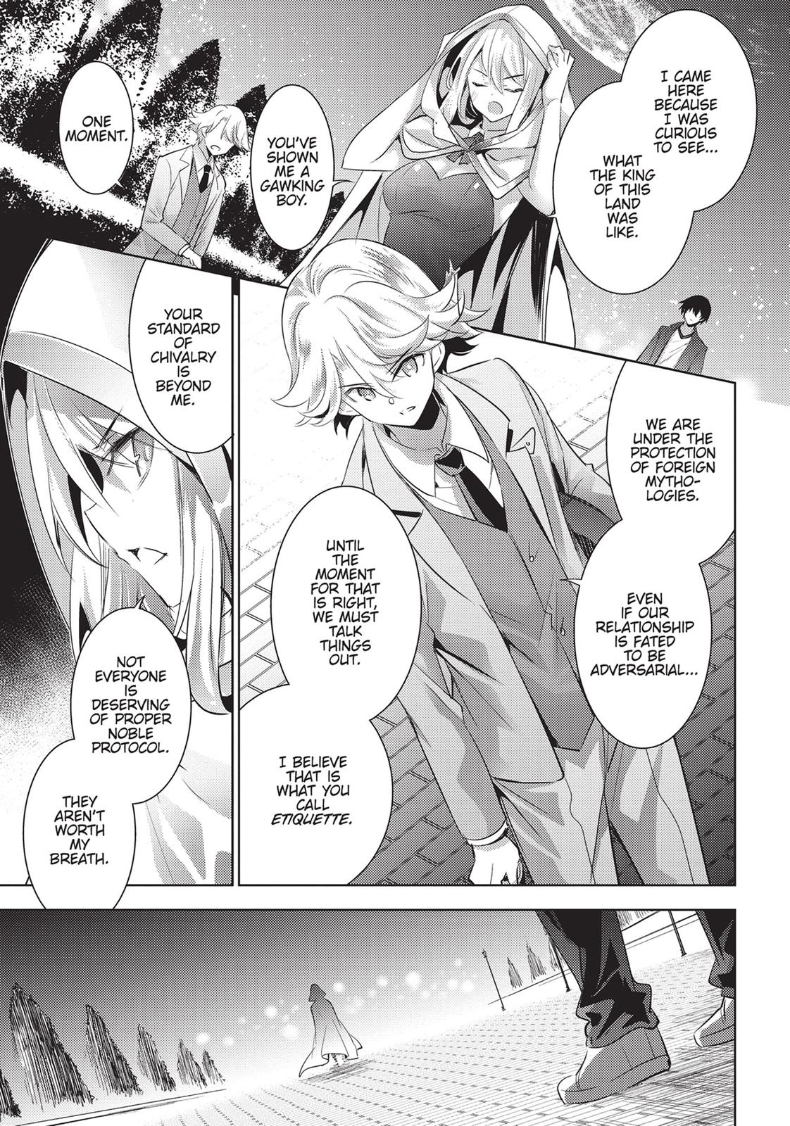 Magika no Kenshi to Shoukan Maou Chapter 78 page 3 - Chapter 78