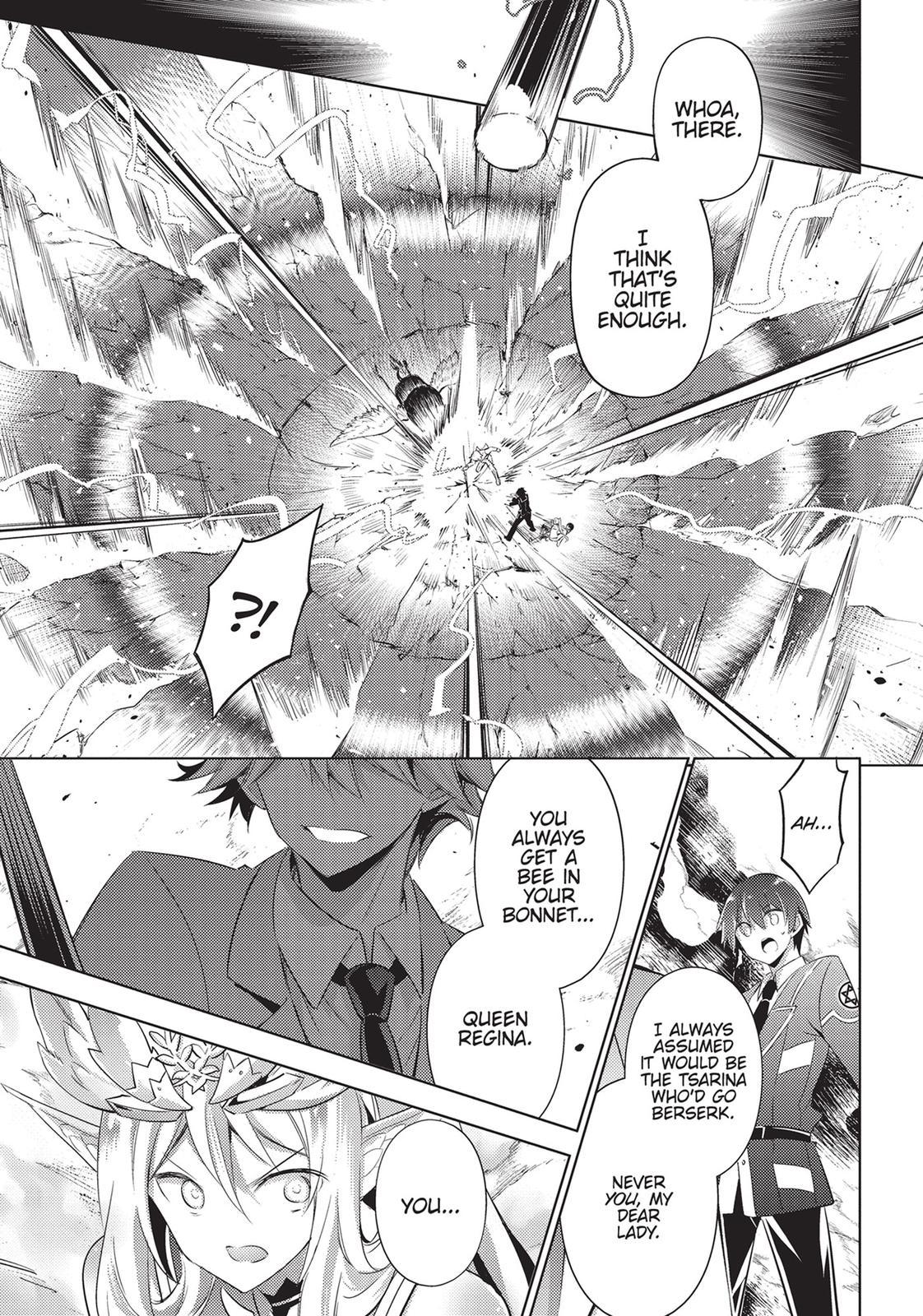 Magika no Kenshi to Shoukan Maou Chapter 82 page 13 - Chapter 82