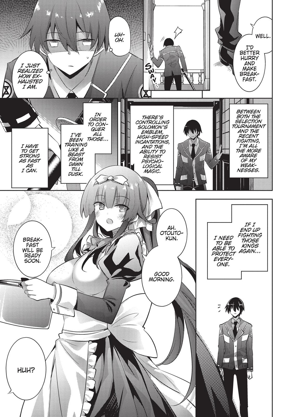 Magika no Kenshi to Shoukan Maou Chapter 84 page 11 - Chapter 84