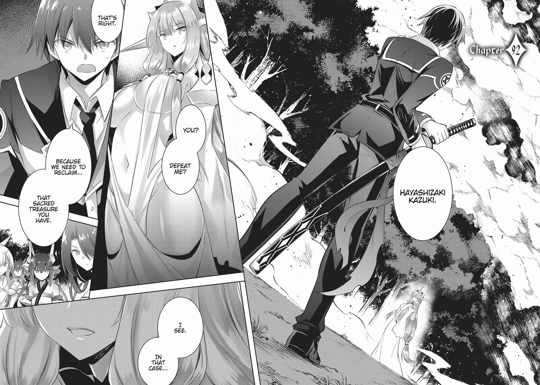 Magika no Kenshi to Shoukan Maou Chapter 92 page 2 - Chapter 92
