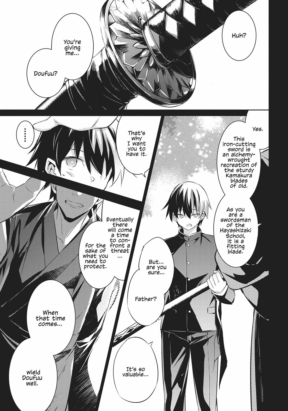 Magika no Kenshi to Shoukan Maou Chapter 95 page 1 - Chapter 95
