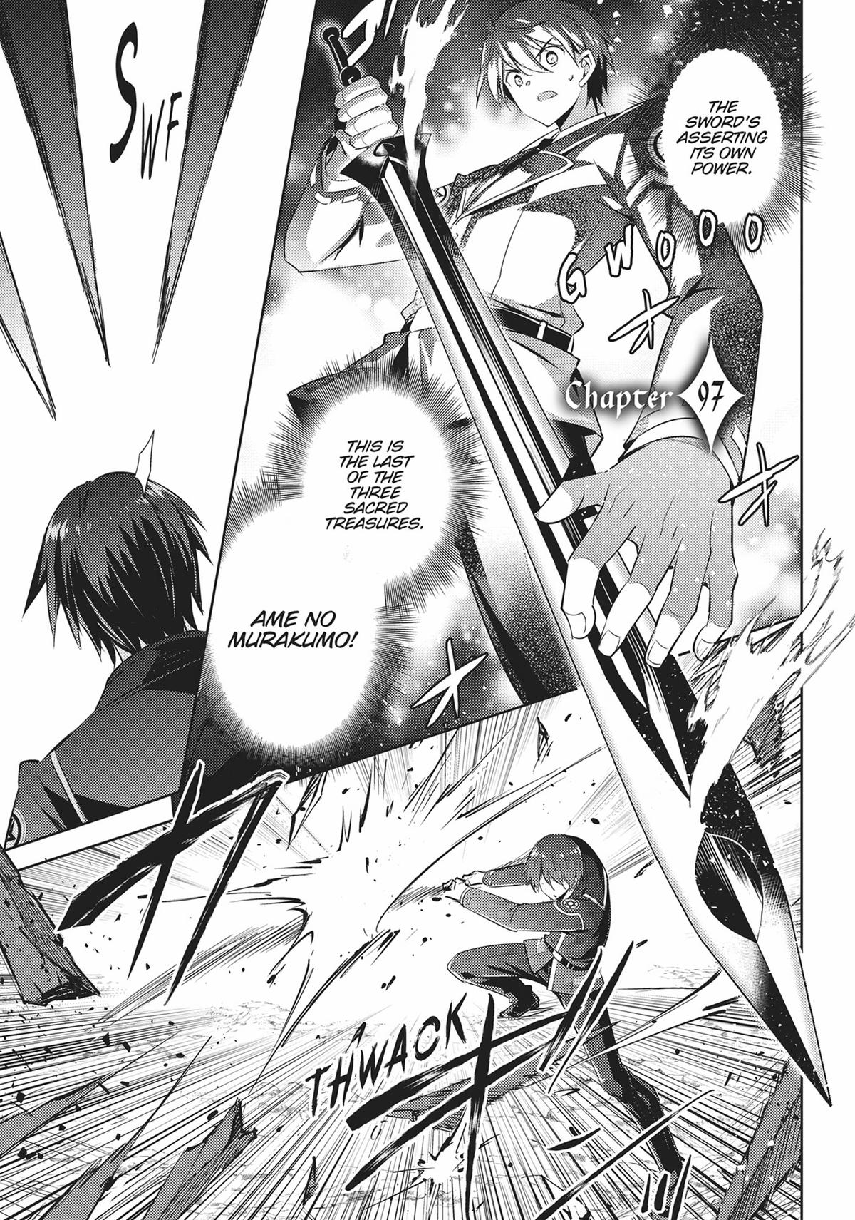 Magika no Kenshi to Shoukan Maou Chapter 97 page 1 - Chapter 97