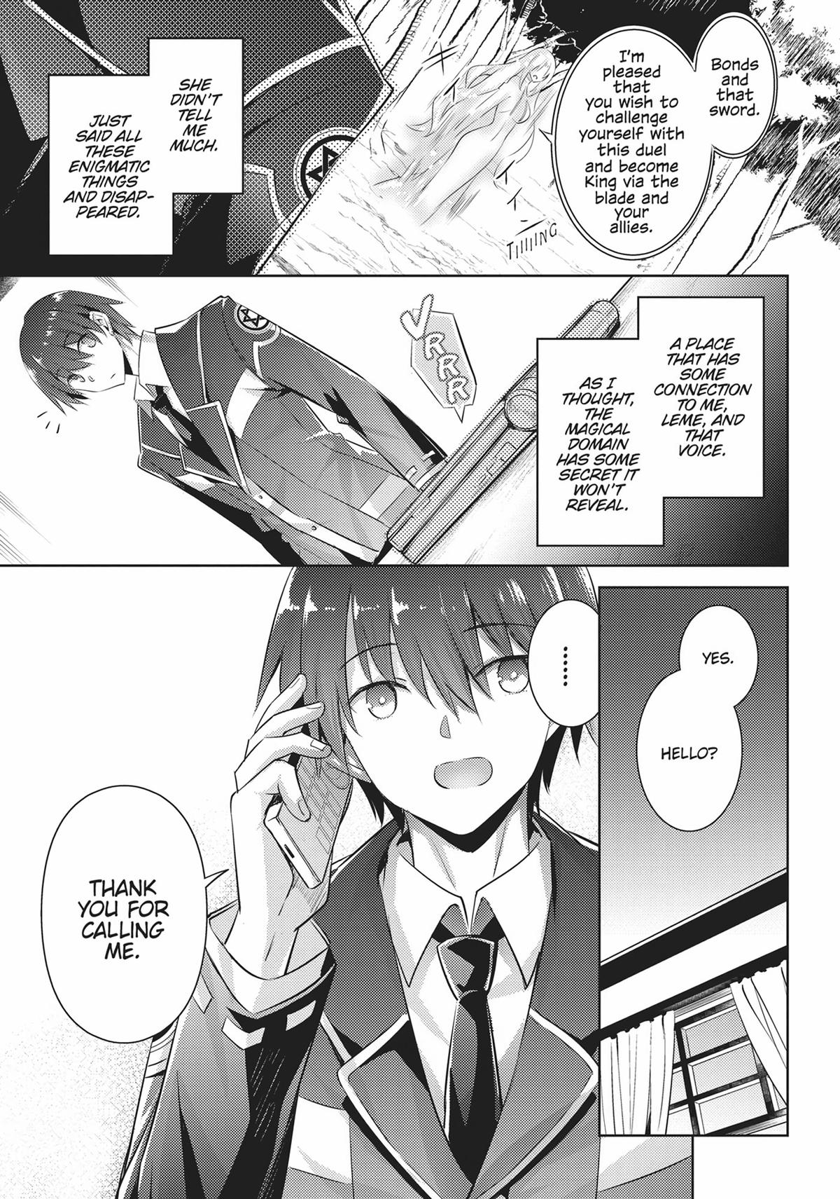 Magika no Kenshi to Shoukan Maou Chapter 98 page 11 - Chapter 98