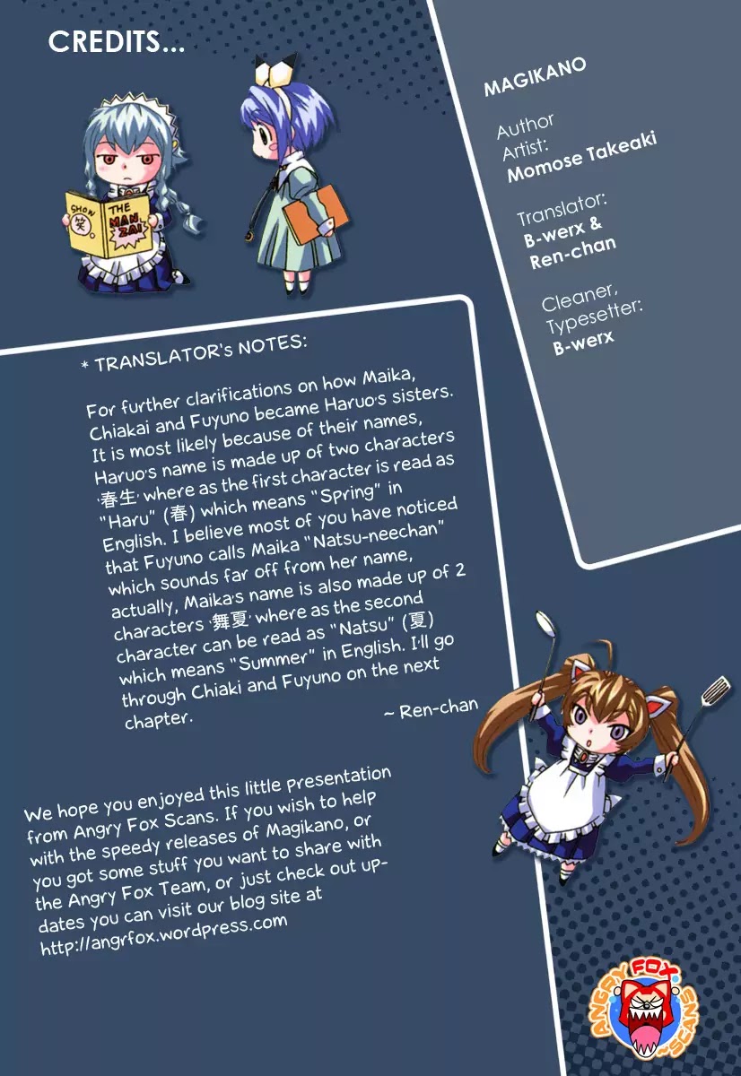 Magikano Chapter 14 page 37 - Chapter 14: Serious Matter in the Yoshikawa's House