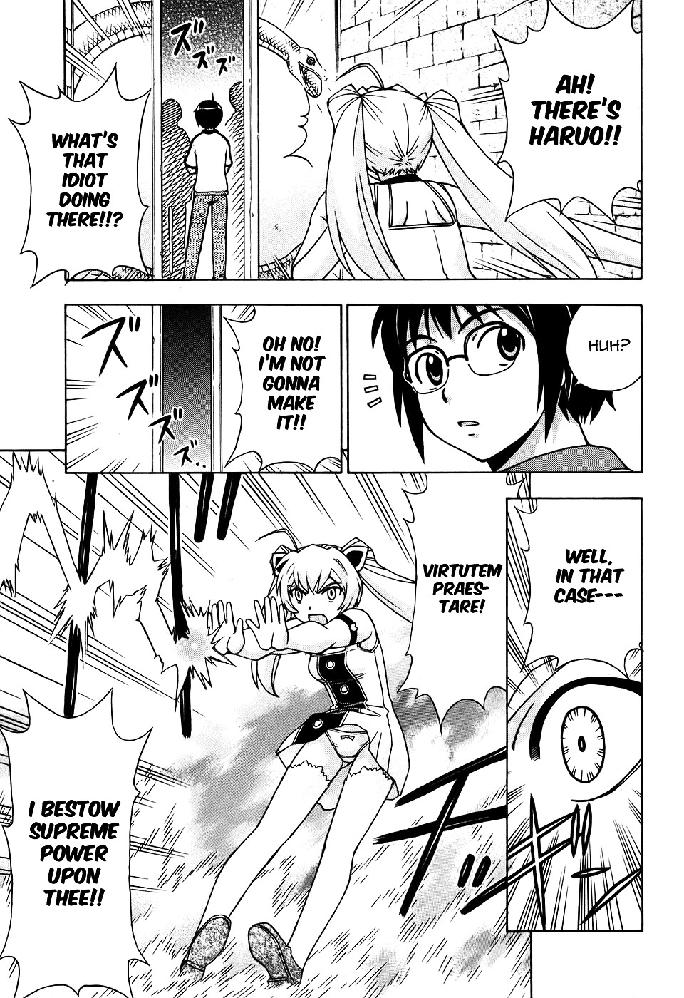 Magikano Chapter 27 page 14 - Chapter 27 : Flames of Magic Exam