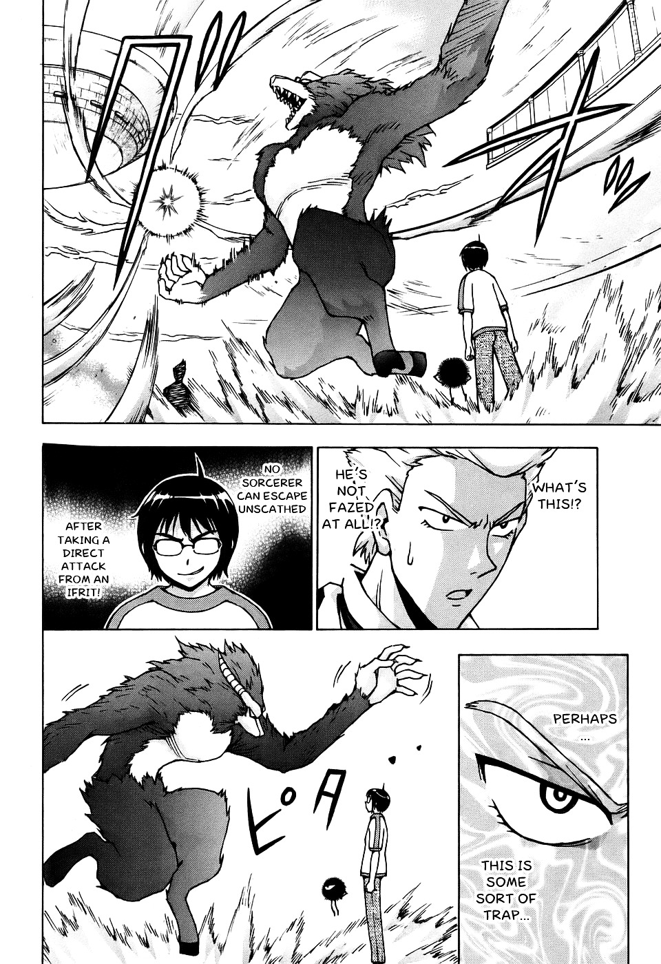 Magikano Chapter 27 page 28 - Chapter 27 : Flames of Magic Exam