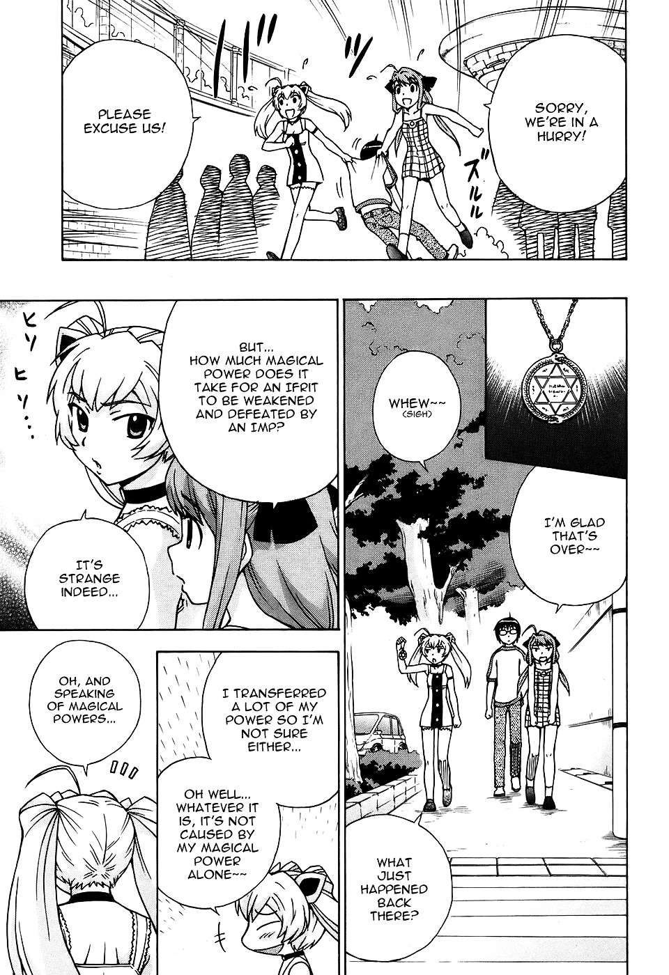 Magikano Chapter 27 page 39 - Chapter 27 : Flames of Magic Exam