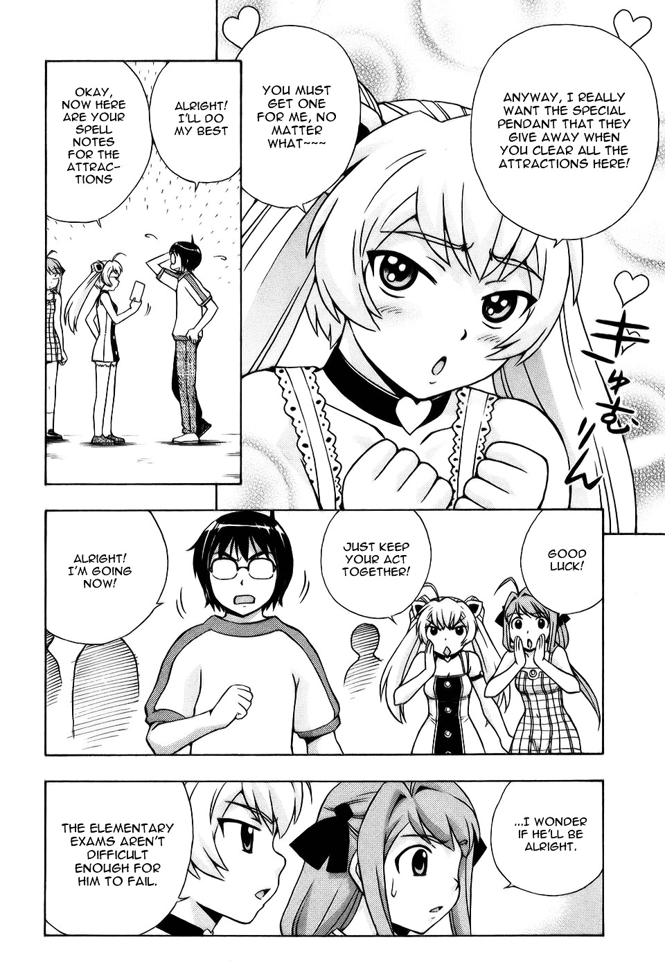 Magikano Chapter 27 page 9 - Chapter 27 : Flames of Magic Exam