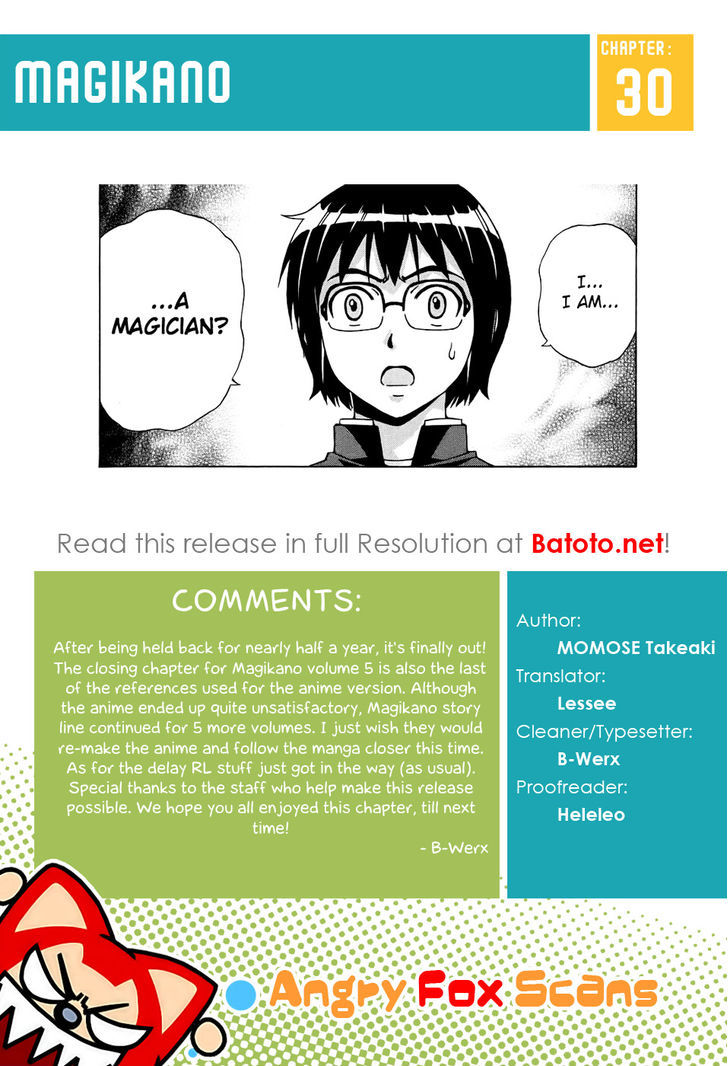 Magikano Chapter 30.2 page 39 - Chapter 30 v2 : Haruo's World