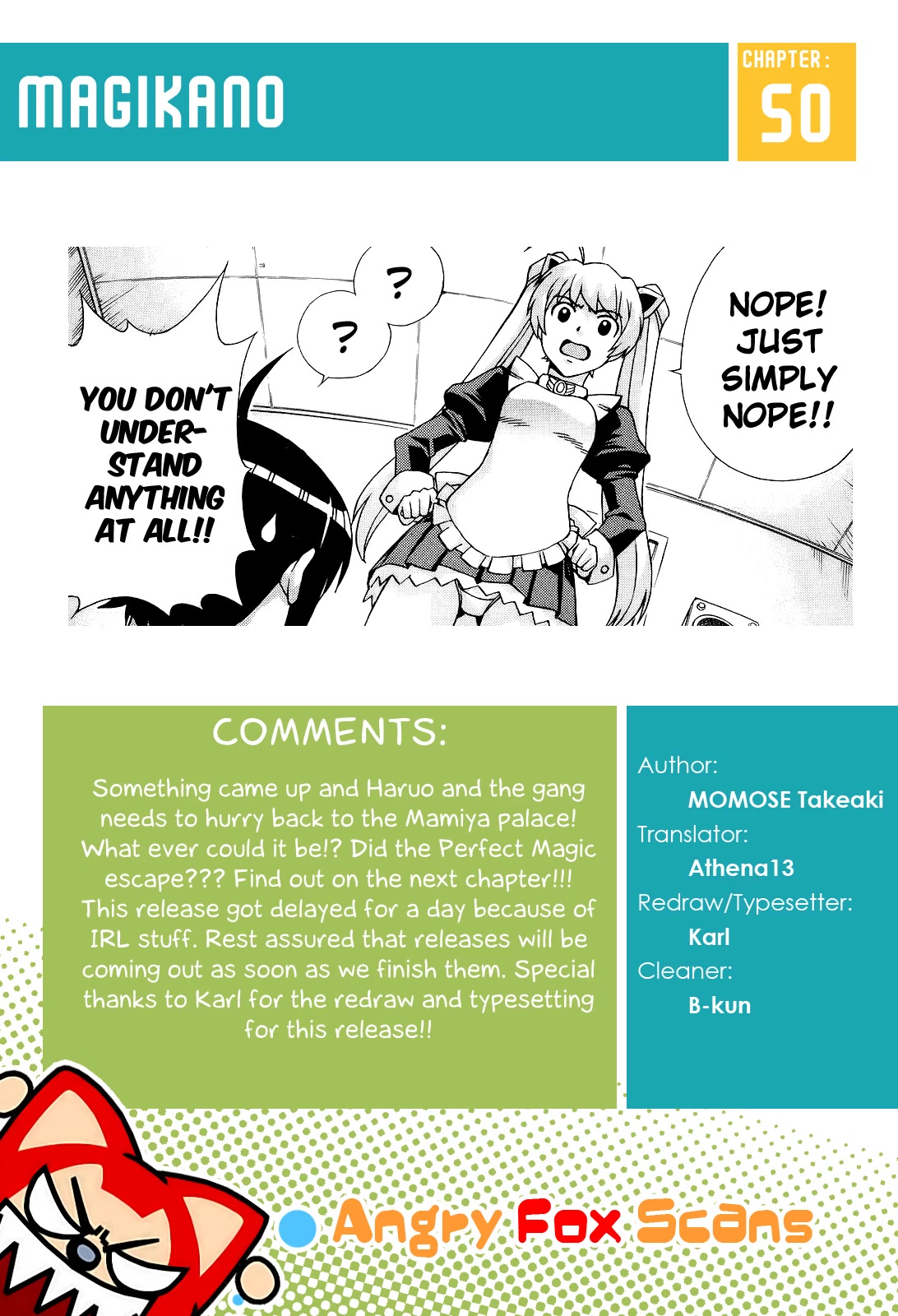 Magikano Chapter 50 page 32 - Chapter 50: Life or Death Crisis