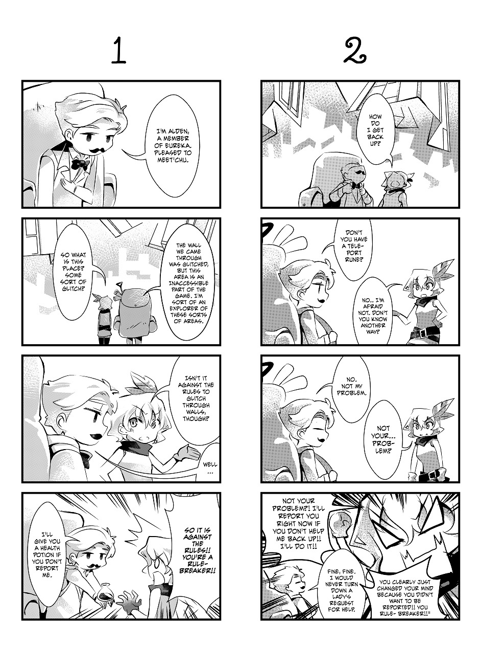 Magnolia Online Chapter 2.2 page 6 - Chapter 2 : (v2) Player Killer - Glitch Explorer