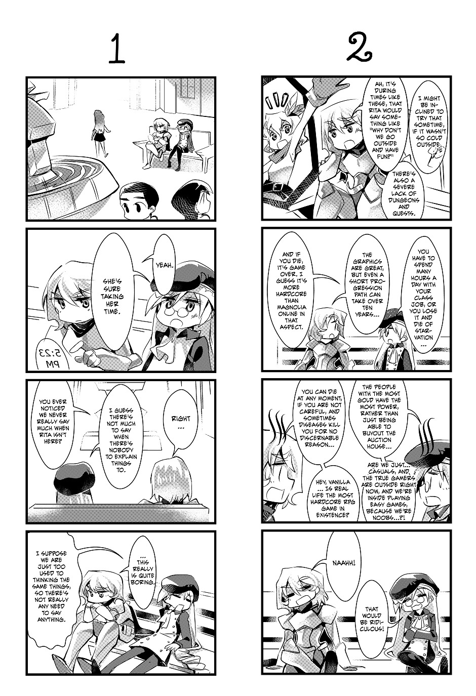 Magnolia Online Chapter 2.2 page 7 - Chapter 2 : (v2) Player Killer - Glitch Explorer
