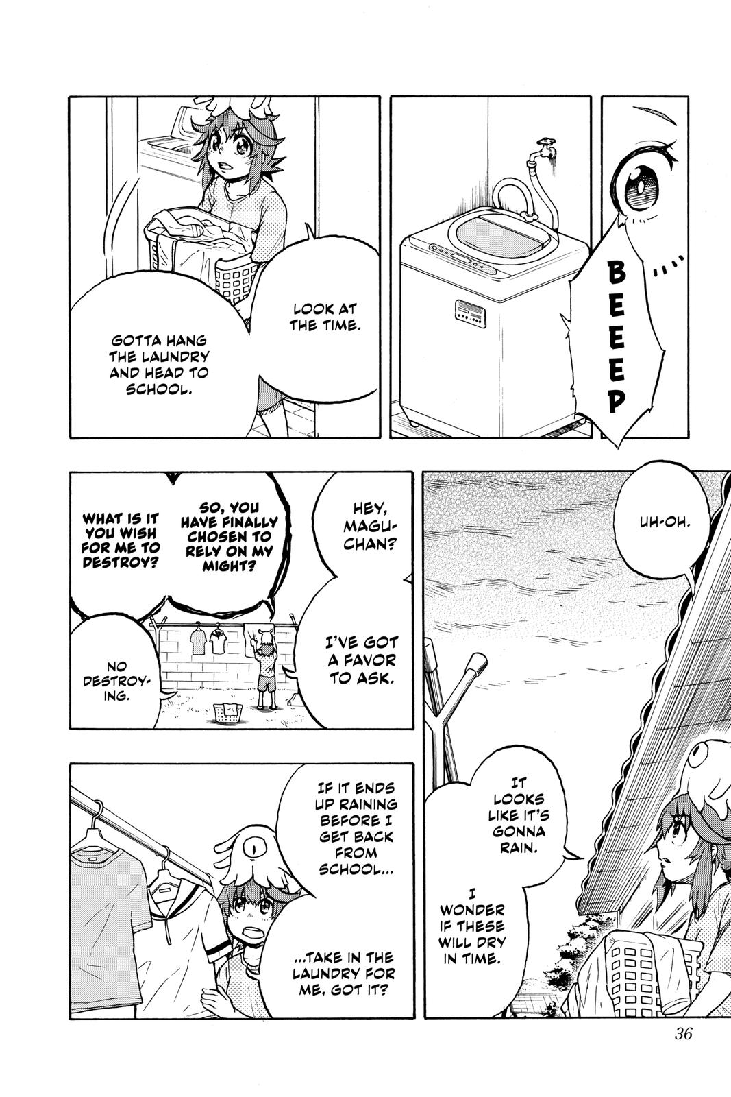 Magu-chan: God of Destruction Chapter 1 page 36 - Chapter 1