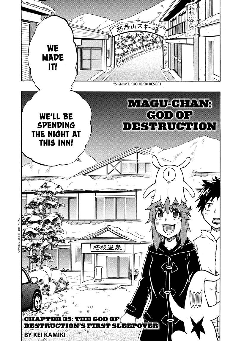 Magu-chan: God of Destruction Chapter 35 page 1 - Chapter 35