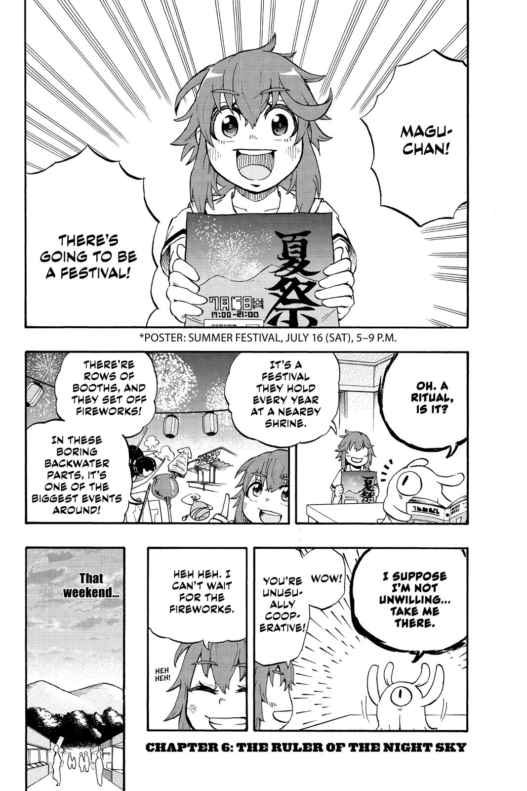 Magu-chan: God of Destruction Chapter 6 page 1 - Chapter 6
