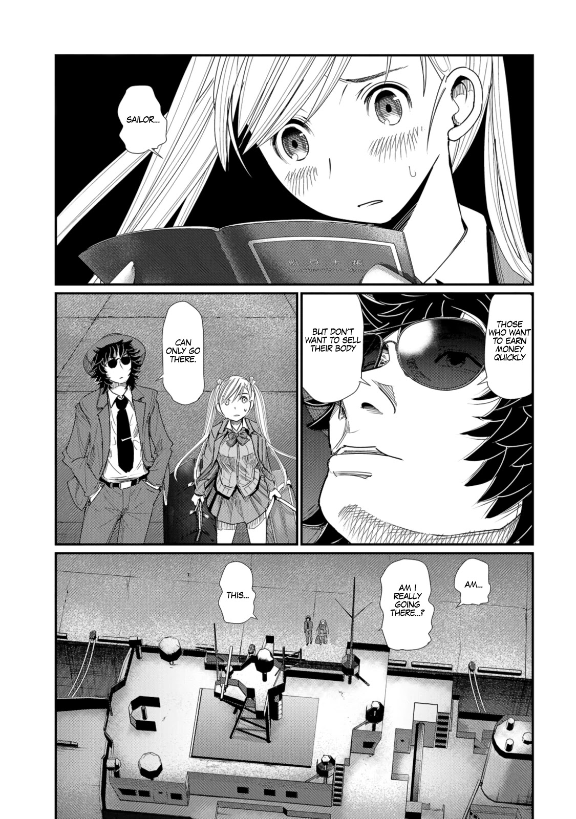 Maguro-Shoujo Chapter 1 page 16 - Chapter 1: The Girl Who Falls