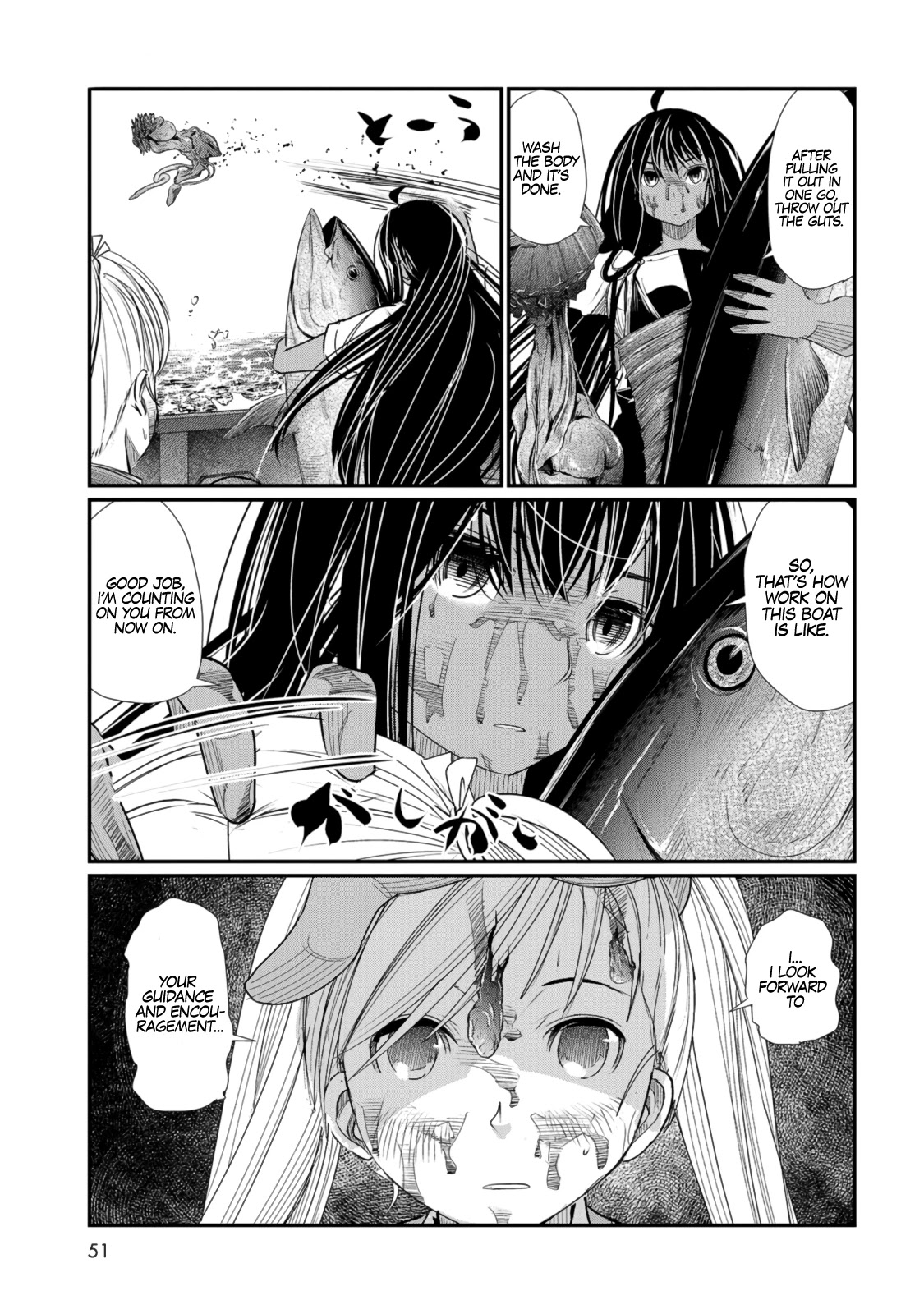 Maguro-Shoujo Chapter 1 page 48 - Chapter 1: The Girl Who Falls