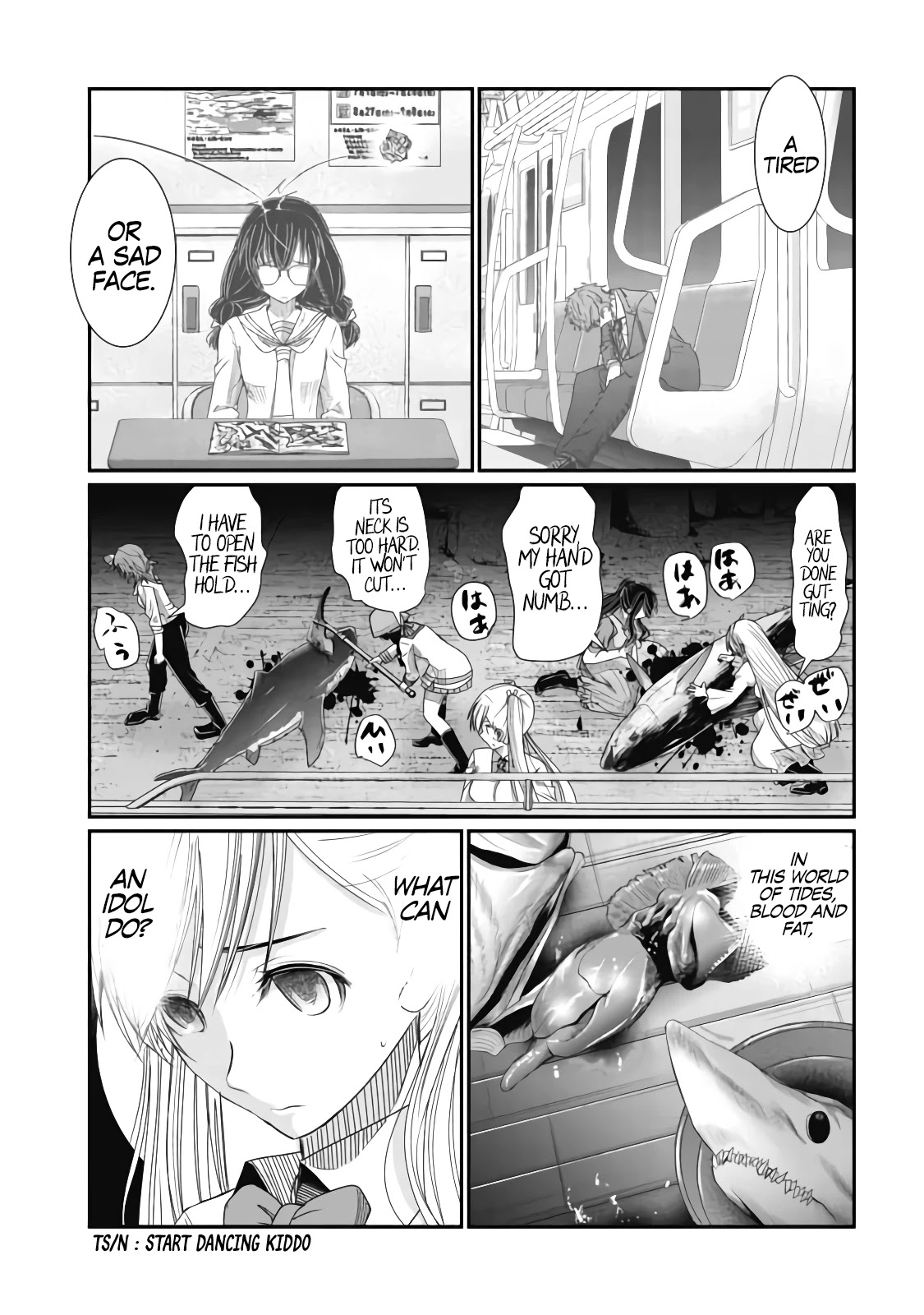 Maguro-Shoujo Chapter 10 page 18 - Chapter 10: The girl who raises up